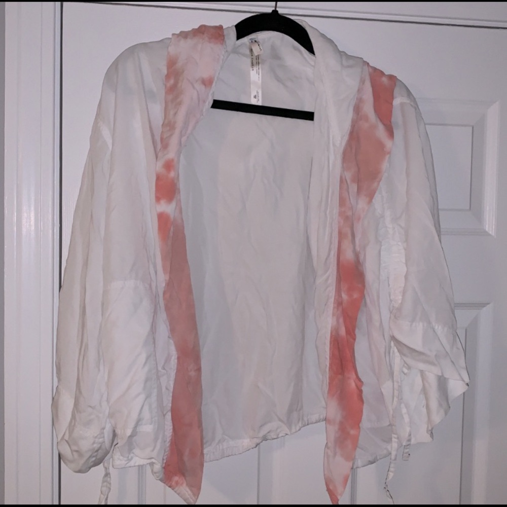 Free People Tye Dye ultralight drawstring jacket